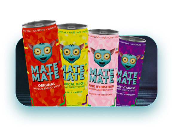 mate mate energy drink colorful