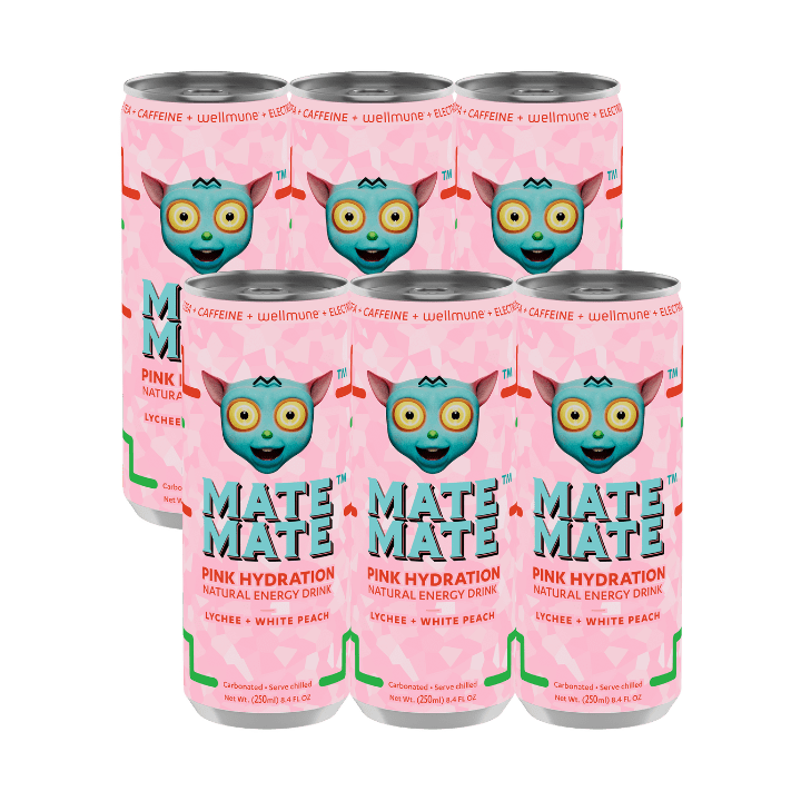 pink mate mate energy drink 6 pack