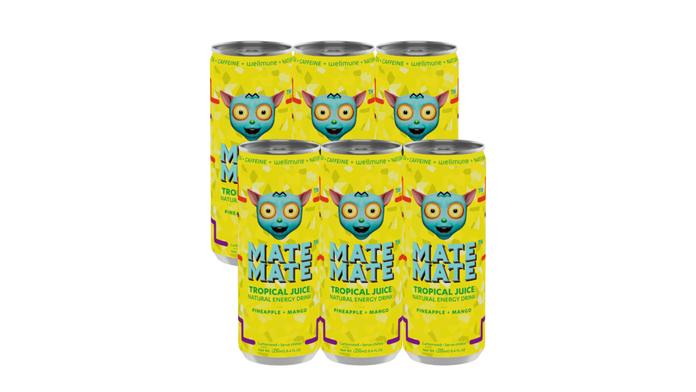 yellow energy drink pack of 6