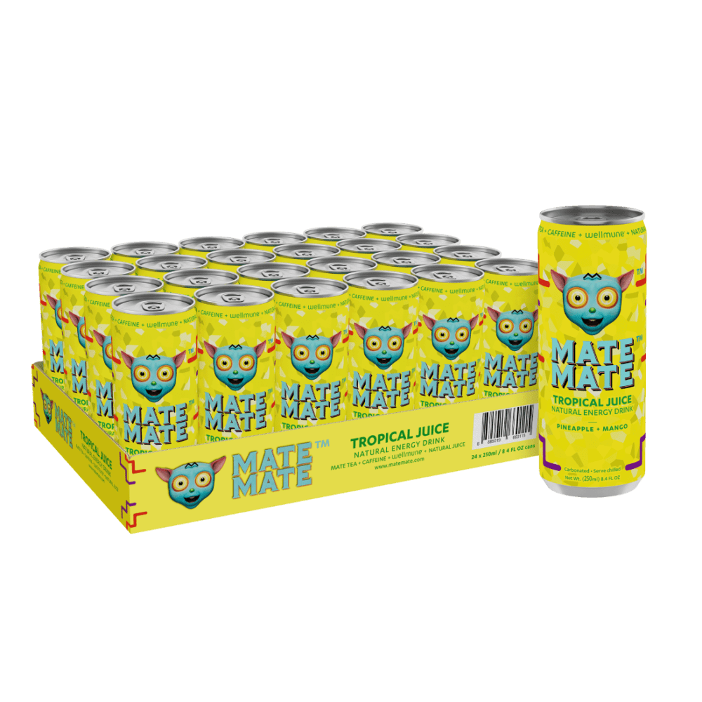 mate mate yellow energy drink (pack of 24)